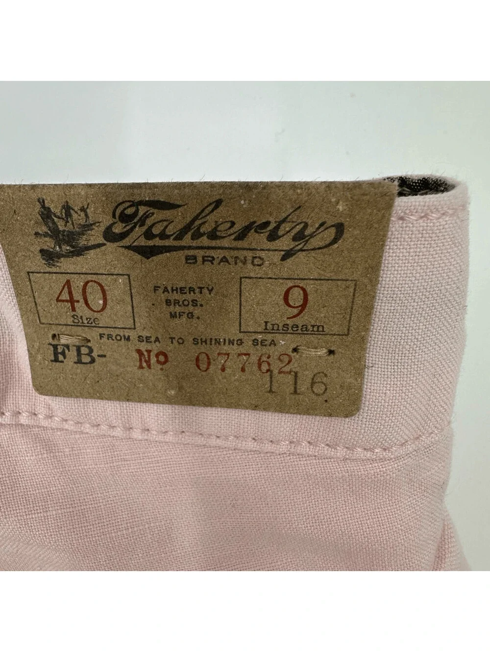 Faherty Men Malibu Chino Shorts Linen Cotton 10